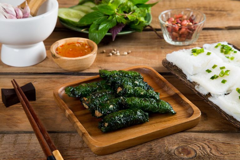 Thịt Heo Xay Cuốn Lá Lốt
